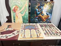 All five canvas prints displayed together