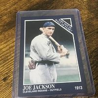 Front of Joe Jackson Conlon Collection card in sleeve