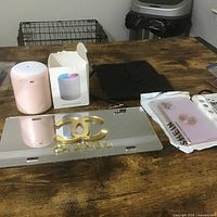 All items together on table