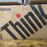 Retail box showing ThinkVision branding