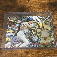 Front of Wade Boggs Ring Leaders card in top-loader