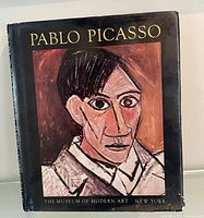 Front cover of Picasso retrospective book