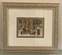Front view of framed Trisha Romance print