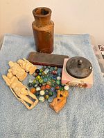Group shot showing all items together for scale and completeness