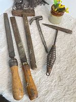 Group shot of all five tools laid out on surface