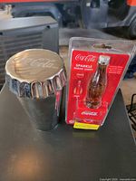 Ice bucket and packaged night light side by side