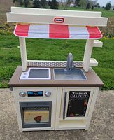 Full front view showing entire kitchen playset