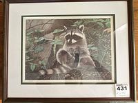 Full view of framed print showing artwork, mats, frame, glazing