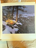 Front view of the print showing full artwork and border