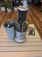 Assembled Breville JE98XL juicer with power cord