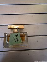 Front view of Dolce & Gabbana perfume bottle showing liquid level and label