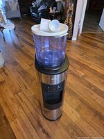 Full view of Sunbeam water cooler with reservoir assembled