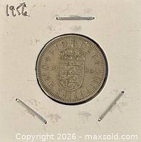 Full view of coin in holder