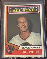 Front view of Bill White All-Star card in sleeve