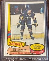 Front of Danny Gare O-Pee-Chee card in sleeve