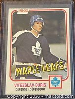 Front of Vitezslav Duris O-Pee-Chee card in sleeve