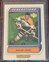Front view of Bobby Orr Generations card in sleeve