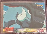 Front of Donphan foil trading card in sleeve