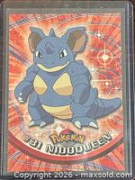 Front of 1999 Topps Pokémon Nidoqueen card in sleeve