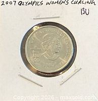 Obverse view of 2007 BU coin in flip
