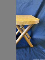 Side view of stool set up