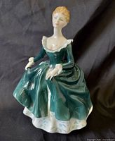 Front view of Royal Doulton Janine figurine