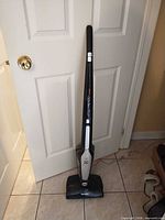 Full view of Electrolux Ergorapido Lithium stick vacuum standing upright