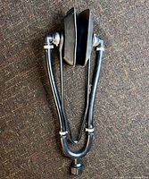 Flusher laid flat showing full assembly