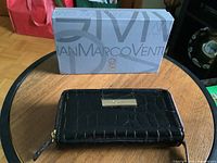Wallet front with original box