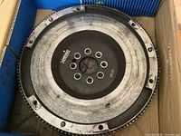 Single-mass flywheel with XClutch logo, 8-bolt pattern