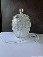 Entire punch bowl with lid and ladle