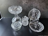All five crystal items group shot