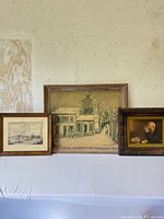 All three framed prints grouped for scale and comparison