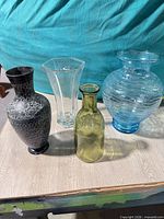 Group shot of all four vases