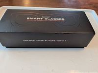 Retail box top showing SANNYET Smart Glasses branding