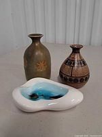 All three ceramic items together