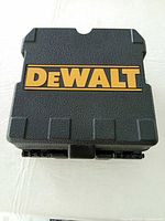 Closed DeWalt hard plastic case