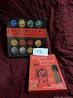 Front view of two boxed sets: Chinese Astrology Kit and Power Animal Stamps