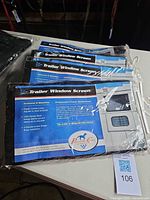 Four packaged Professional's Choice trailer window screens