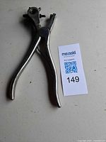 Full view of rotary leather punch pliers