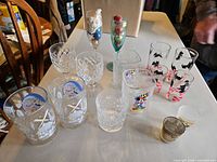 Group shot of all eleven pieces laid out on table