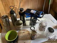 Group shot of all items on table