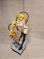 Front view of Alter Yosuga anime figure showing full pose, colors, drill weapon and base