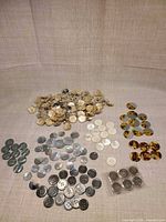 Overview of all button groups laid out