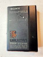 Front view of Sony WM-F100 III Walkman cassette player