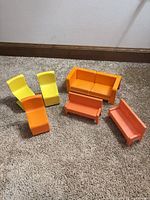 overview of all six furniture pieces