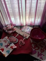 All items overview on window sill