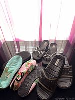 All four pairs displayed together on table