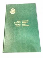 Front cover of green hardcover album with gilt crest and bilingual title