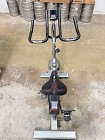 Top view showing LCD console, handlebars, saddle, overall condition